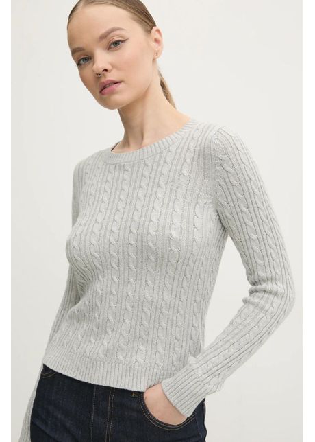 Hollister co pulover femei culoarea gri ki350 4189