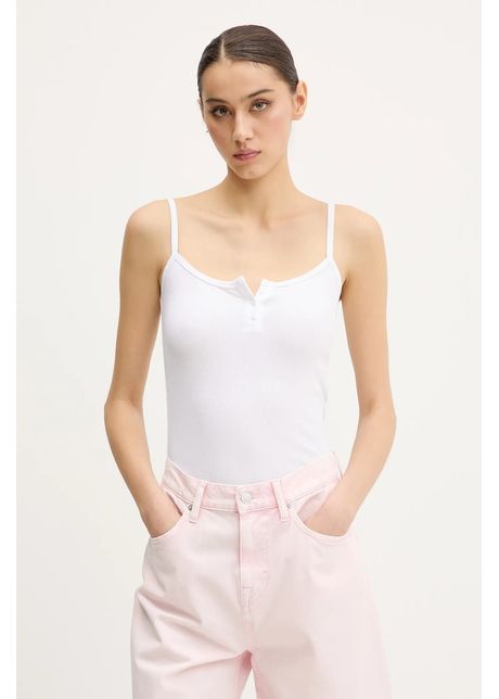 Hollister co top culoarea alb ki339 5082