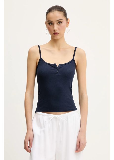 Hollister co top culoarea bleumarin ki339 5082