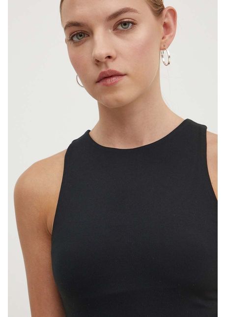 Hollister co top femei culoarea negru