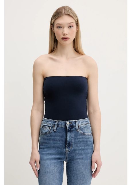 Hollister Co. top reversibil culoarea bleumarin, cu spate descoperit, KI339-5094