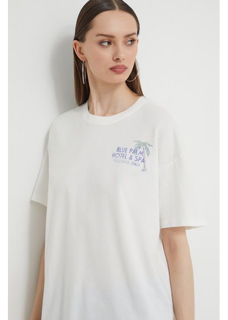 Hollister co tricou din bumbac femei culoarea alb
