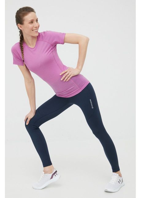 Houdini leggins sport adventure femei culoarea albastru marin neted