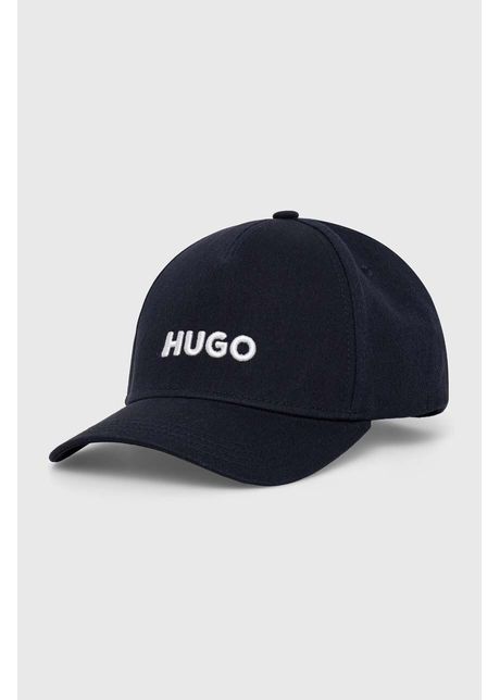 Hugo apc de baseball din bumbac culoarea albastru marin cu imprimeu 50518901