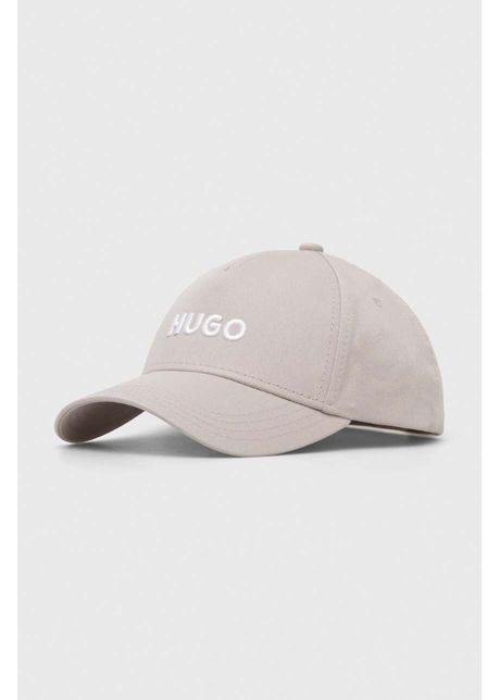 Hugo apc de baseball din bumbac culoarea gri cu imprimeu 50496033