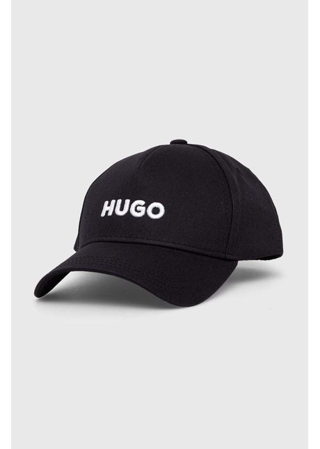 Hugo apc de baseball din bumbac culoarea negru cu imprimeu 50496033