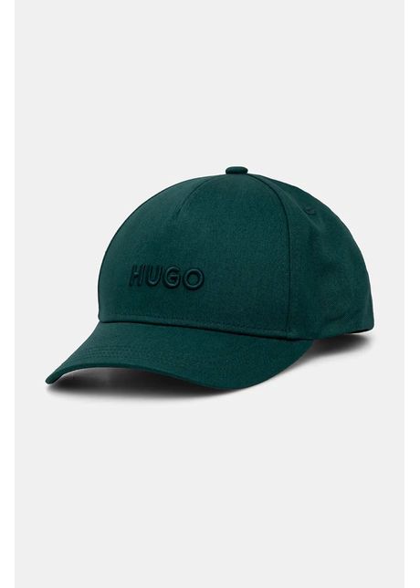 Hugo apc de baseball din bumbac culoarea verde cu imprimeu 50518901