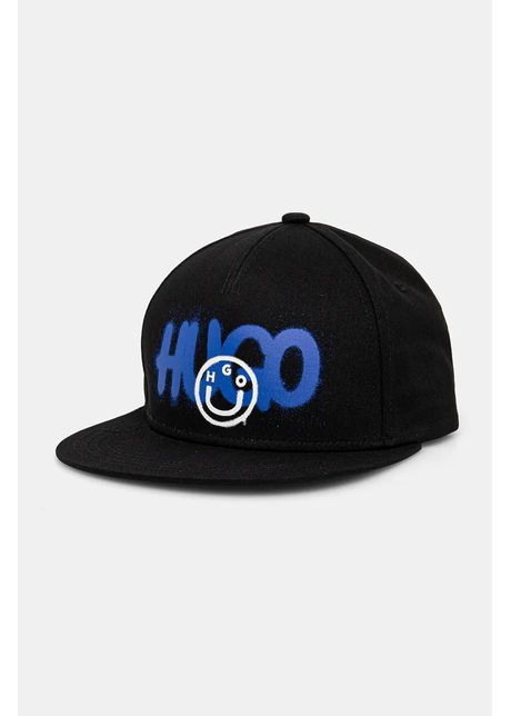 Hugo Blue șapcă de baseball din bumbac culoarea negru, cu imprimeu, 50528049
