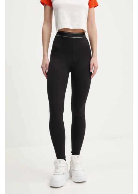 Hugo blue colanti femei culoarea negru neted 50531190