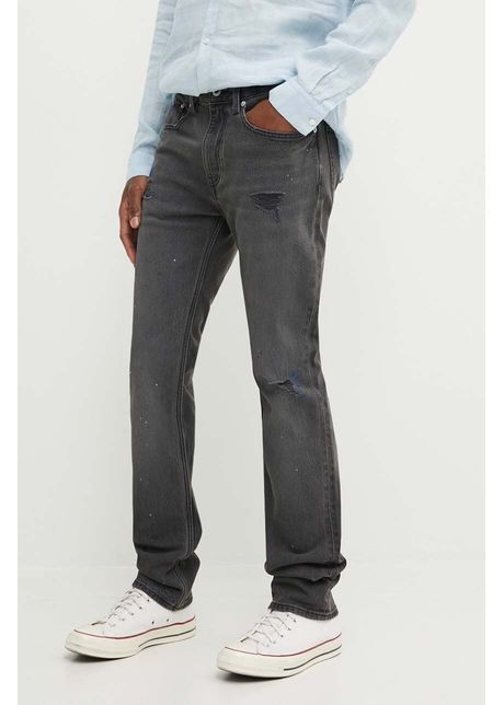 Hugo blue jeansi barbati culoarea gri 50513798