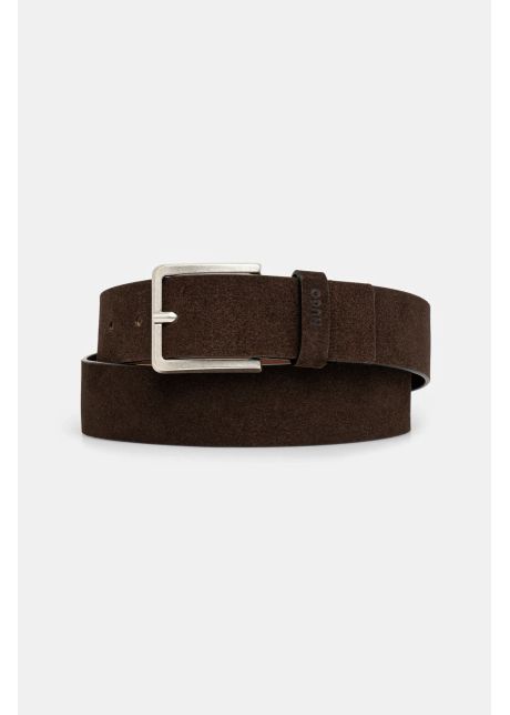 Hugo curea de piele b rba i culoarea maro 50512843