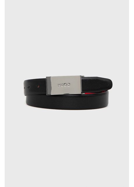 Hugo curea de piele b rba i culoarea negru 50470638