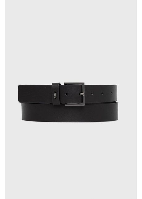 Hugo curea de piele b rba i culoarea negru 50470652