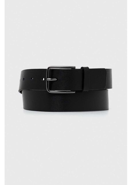 Hugo curea de piele b rba i culoarea negru 50491997