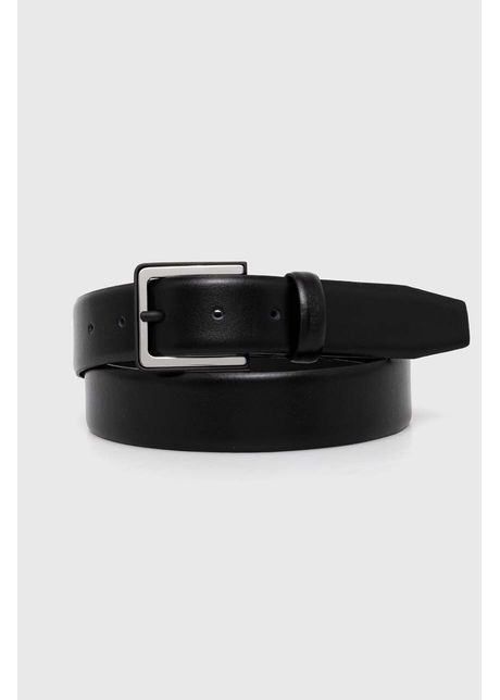Hugo curea de piele b rba i culoarea negru 50516554