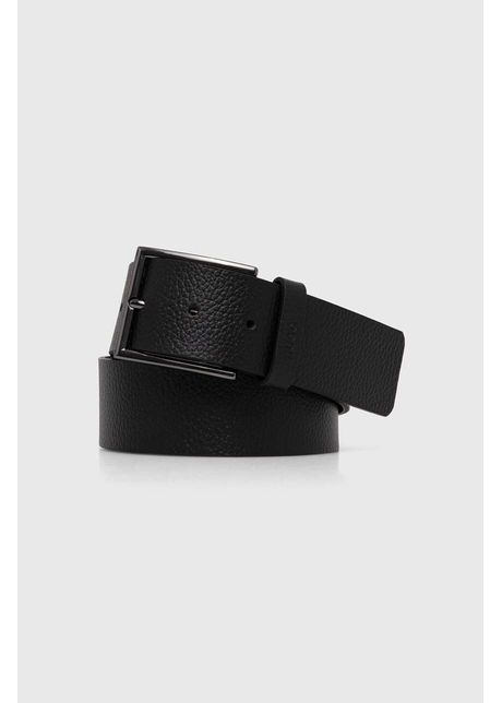 Hugo curea de piele barbati culoarea negru 50471562