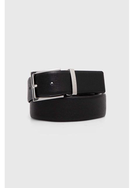 Hugo curea de piele barbati culoarea negru 50522618