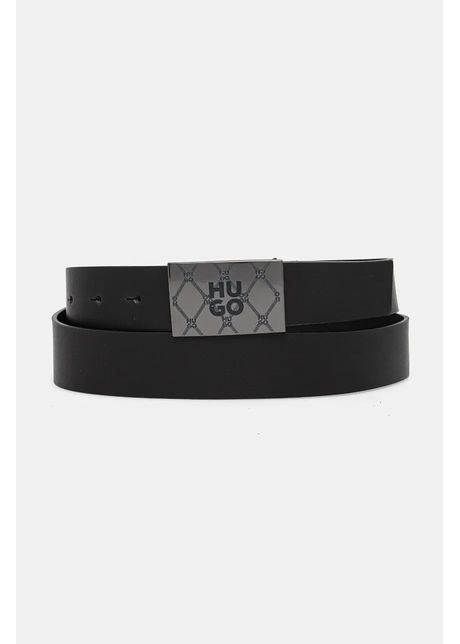 Hugo curea de piele barbati culoarea negru 50529689