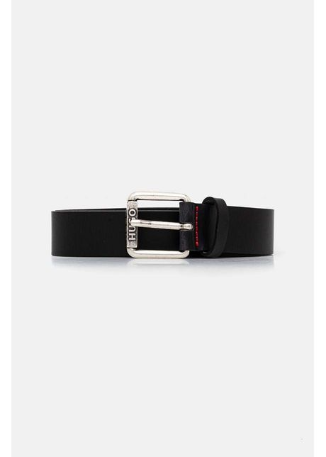 Hugo curea de piele barbati culoarea negru 50529890