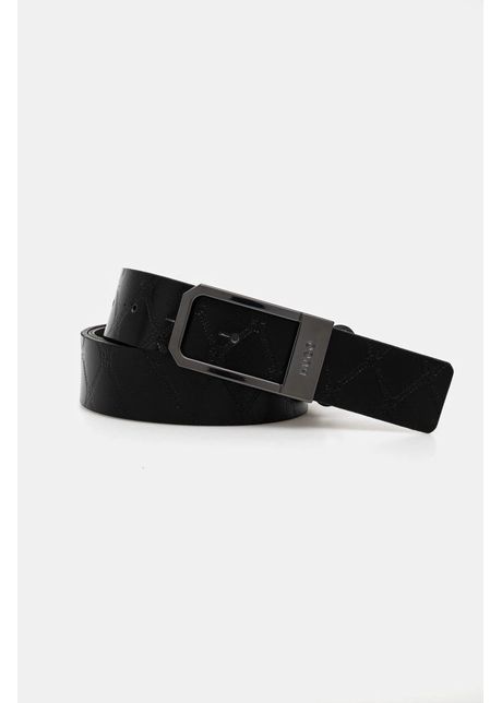 Hugo curea de piele barbati culoarea negru 50537008