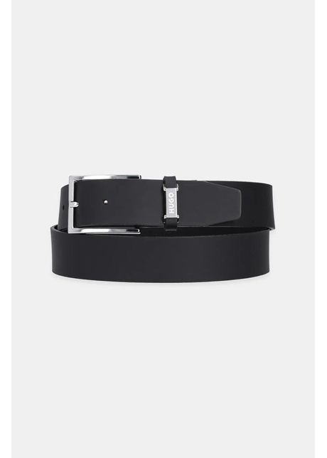 Hugo curea de piele barbati culoarea negru 50537036