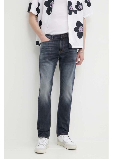 Hugo jeansi barbati culoarea albastru marin 50511344