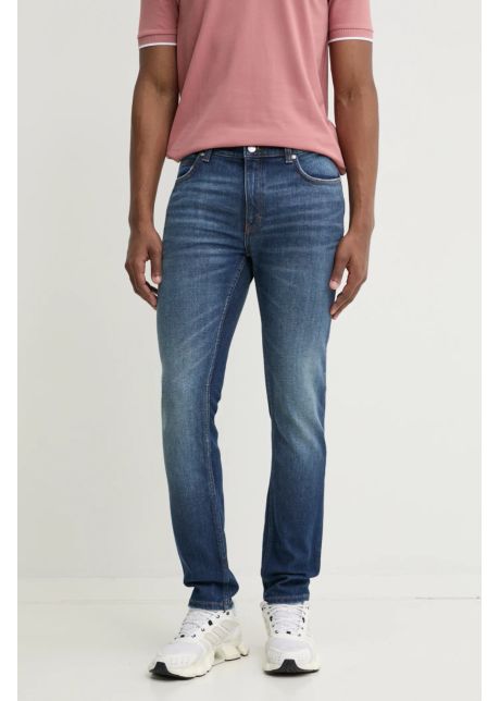 Hugo jeansi barbati culoarea albastru marin 50530569