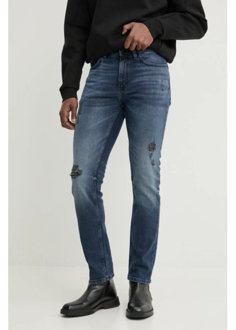 Hugo jeansi barbati culoarea albastru marin 50530611