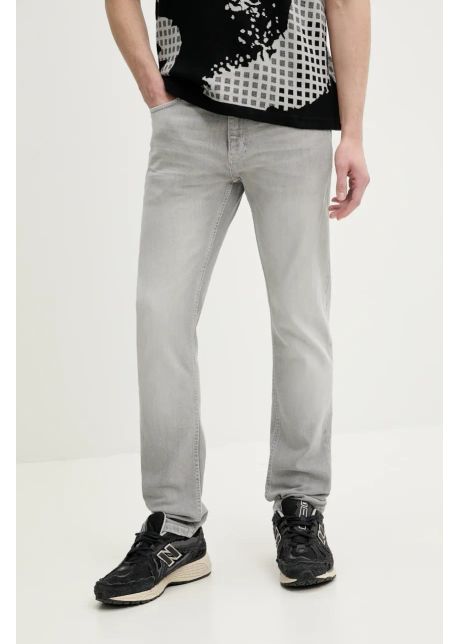 Hugo jeansi barbati culoarea gri 50537697