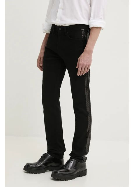 Hugo jeansi barbati culoarea negru 50525385