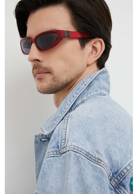 Hugo ochelari de soare barbati culoarea rosu