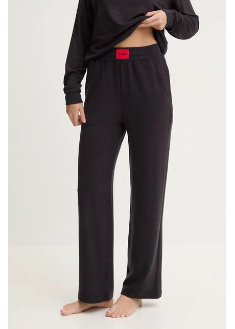 Hugo pantaloni de lounge culoarea negru neted 50523406