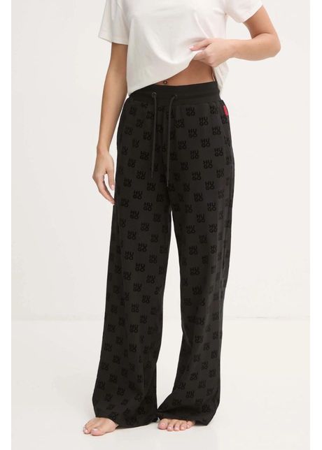 Hugo pantaloni de trening culoarea negru cu imprimeu 50531676