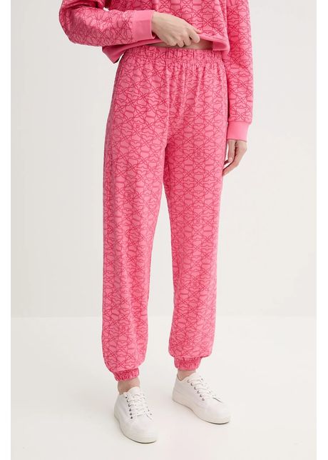 Hugo pantaloni de trening culoarea roz cu imprimeu 50545211