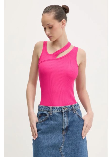 Hugo top culoarea roz 50537044