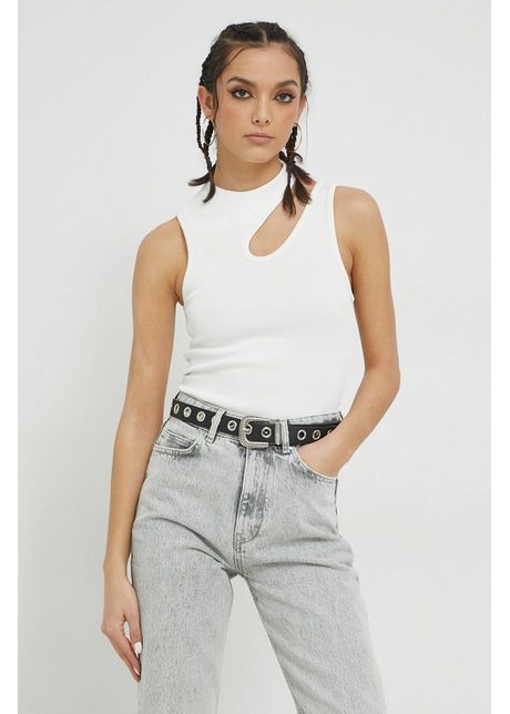 Hugo top femei culoarea alb 50483146