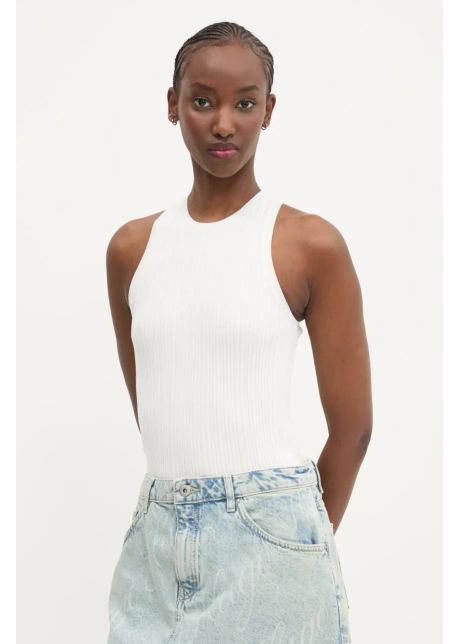 Hugo top femei culoarea bej 50539890