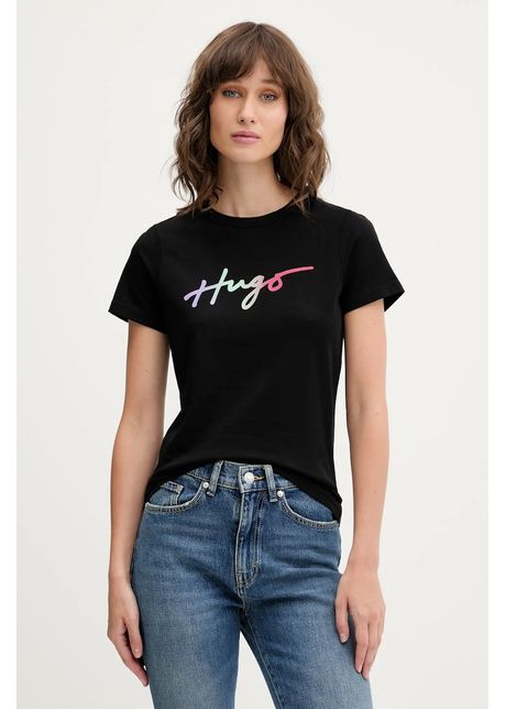 HUGO tricou din bumbac culoarea negru, 50533059