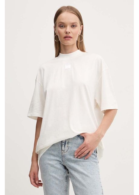 Hugo tricou din bumbac femei culoarea bej 50525752