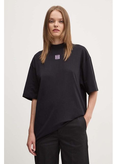 Hugo tricou din bumbac femei culoarea negru 50525752