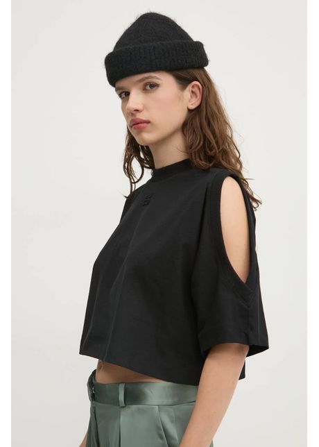 Hugo tricou din bumbac femei culoarea negru 50530453