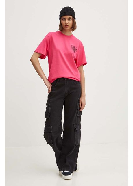 Hugo tricou din bumbac femei culoarea roz 50521072