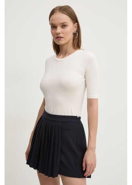 Hugo tricou femei culoarea bej 50515019
