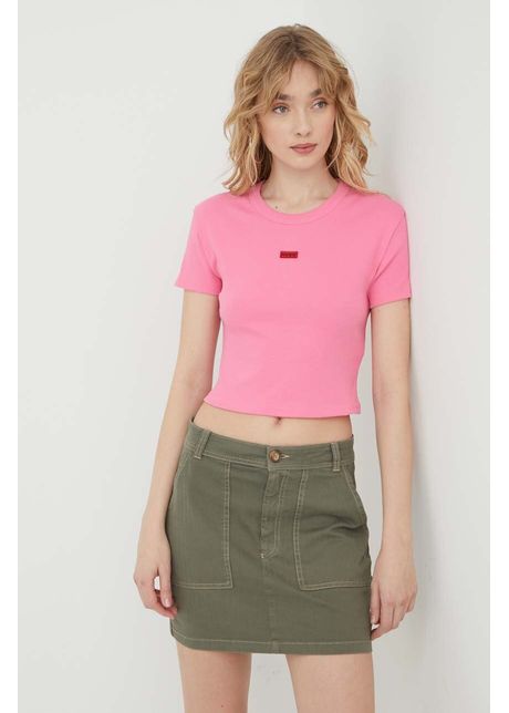 Hugo tricou femei culoarea roz 50508636