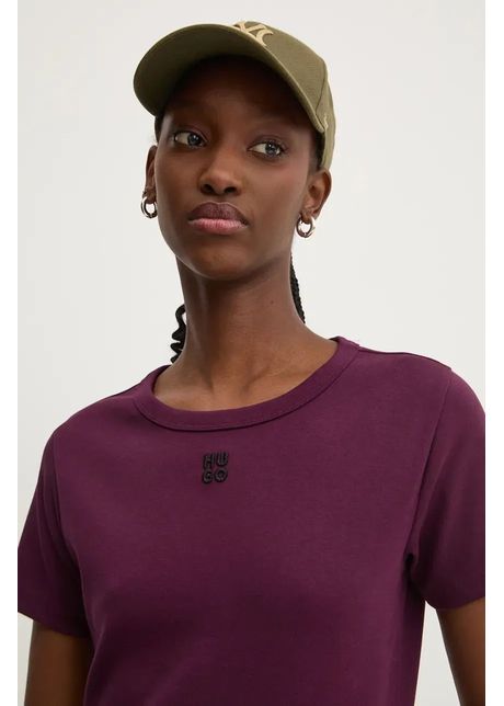 Hugo tricou femei culoarea violet 50512002