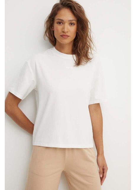 Hugo tricou lounge culoarea bej