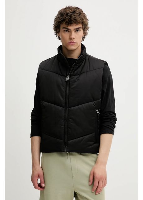 Hugo vest culoarea negru de tranzi ie 50541591