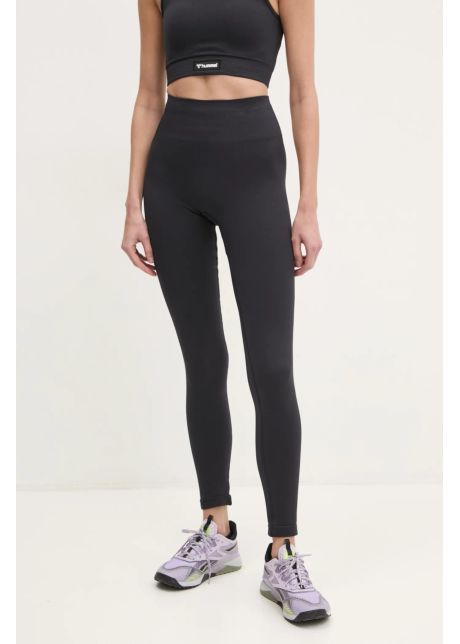 Hummel leggins de antrenament alive culoarea negru uni 228083