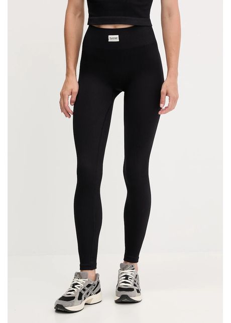 Hummel leggins de antrenament culoarea negru, uni, 230305
