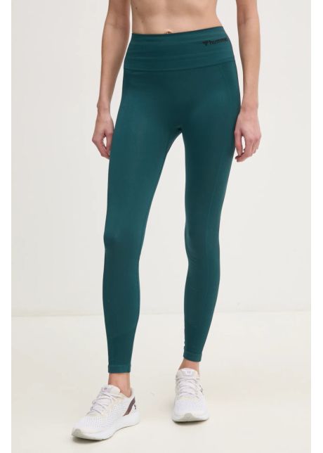 Hummel leggins de antrenament tif culoarea negru uni 210492